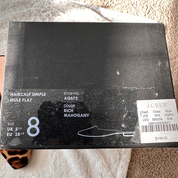 J Crew calf hair mule size 8 - Picture 4 of 4